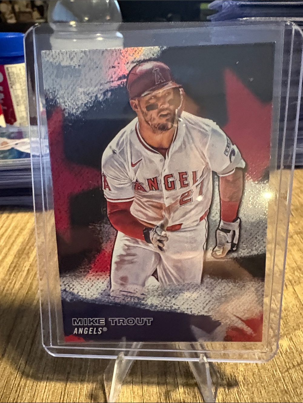Mike Trout Los Angeles Angels Baseball Card - Stars of MLB